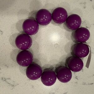 Purple Beaded Bracelet